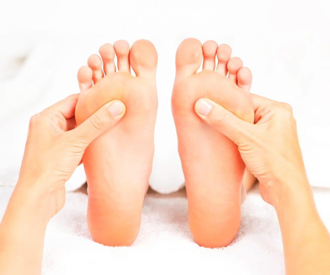 Reflexology treatment
